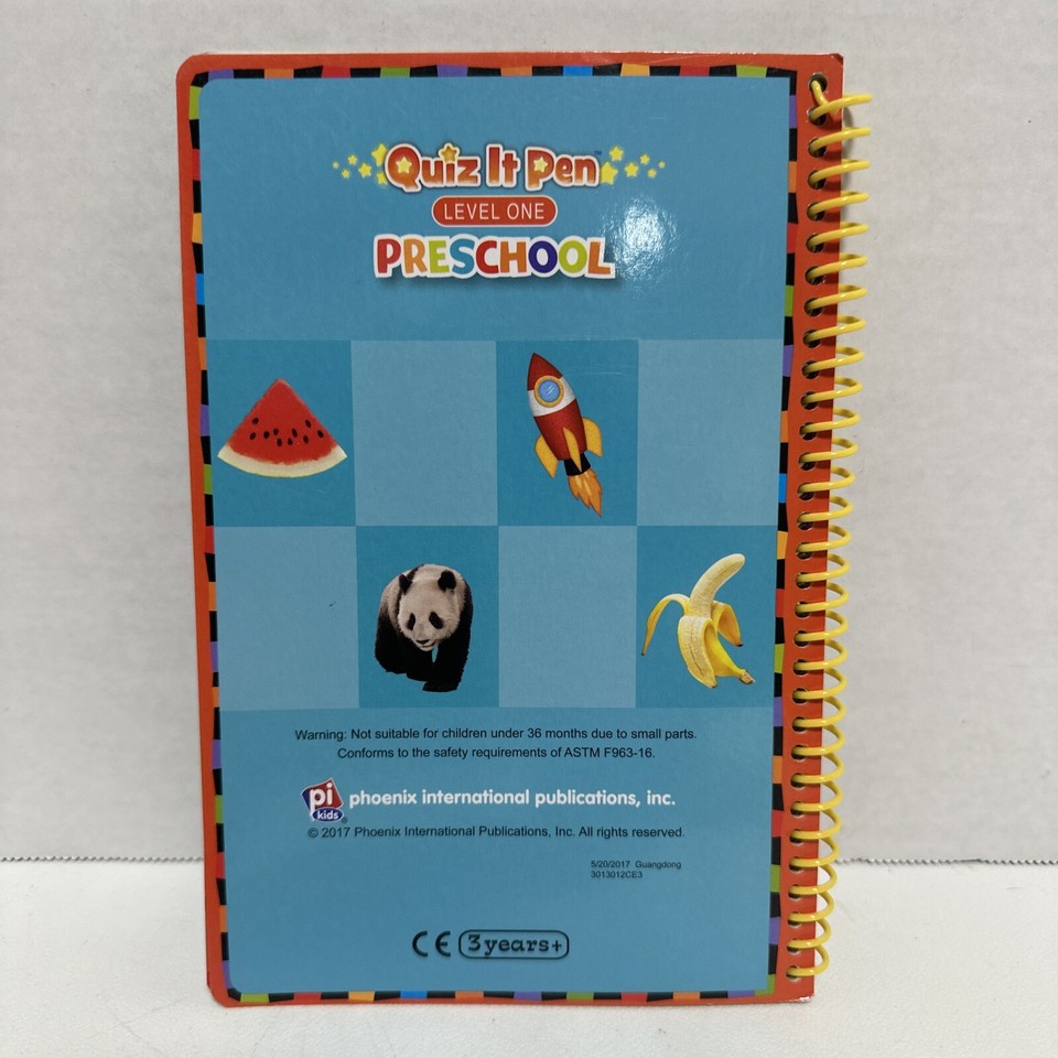 Quiz It Pen Preschool Set PI Kids 501 Questions & Answers Language