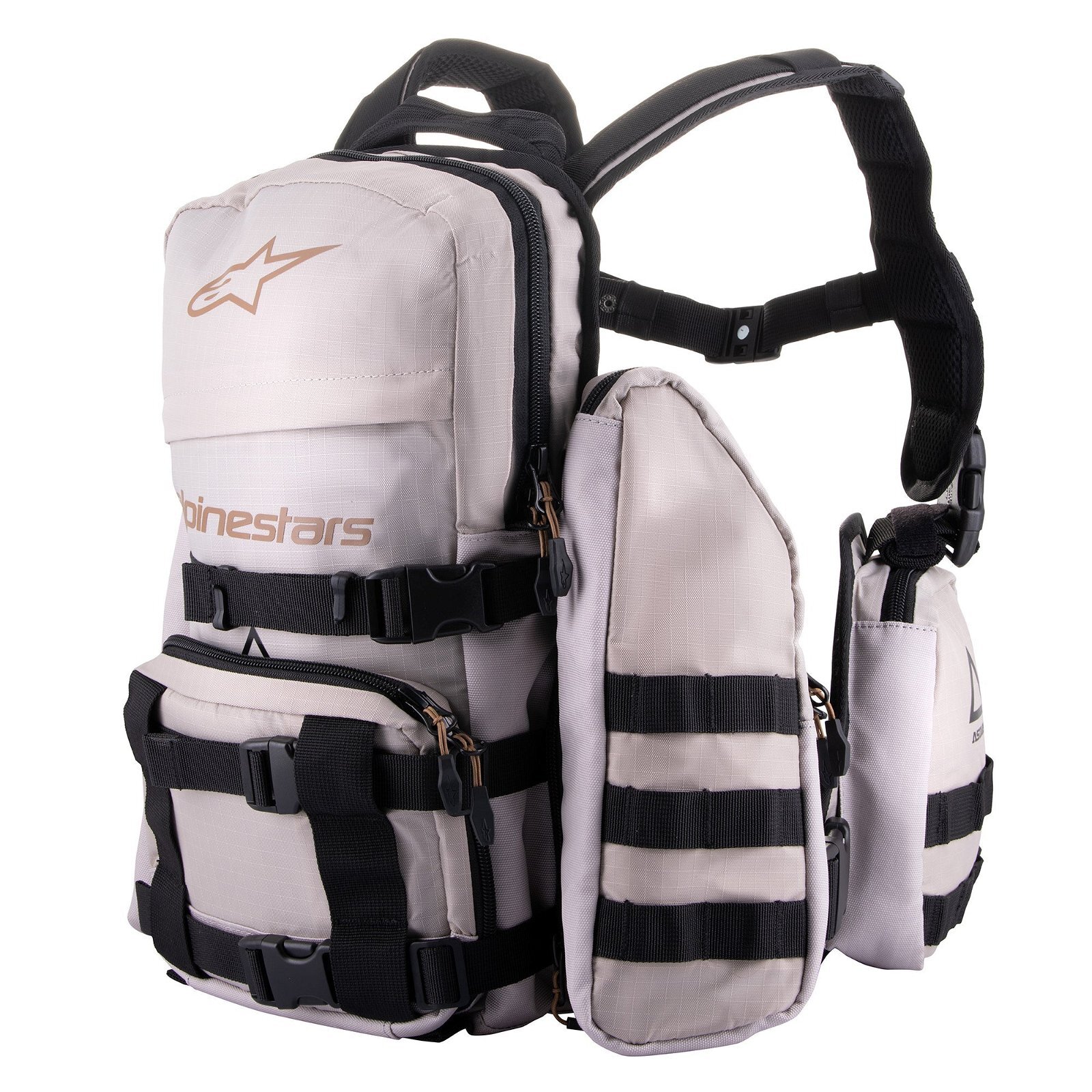 Alpinestars Techdura Tactical Pack Bag Motorcycle Warm Grey Black