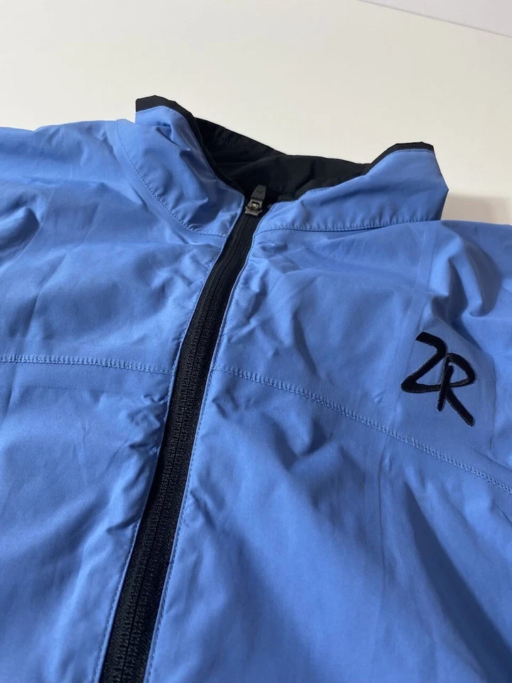 Zero Restriction Jacket Men's Large Blue Golf Performance Windbreaker - Image 2 of 4