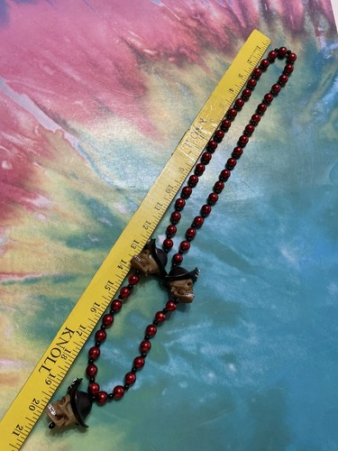 Mardi Gras Carnival Bead 20" Pirate Skulls Necklace New Orleans Parade Throw - Bild 7 von 7