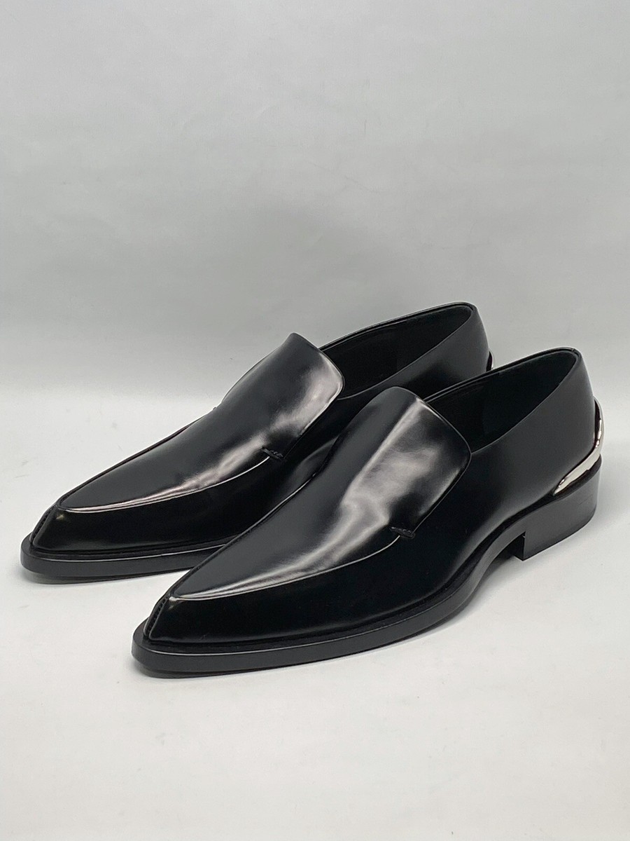 Jil Sander Steel Heel Pointed Toe Loafer size 40 Retail For $1230