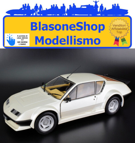 Modèle Réduit Solido Alpine Renault A510 Ancienne - Années 70 - Métal Blanc Rare