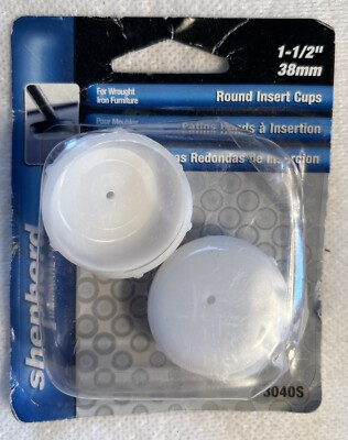 (4-Pk) Shepherd Insert Patio Furniture Cups Plastic White 1-1/2" 3040 | eBay