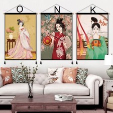 45x65CM Tapisserie Personnages Chinoise Impression Murale Verticale 1PC