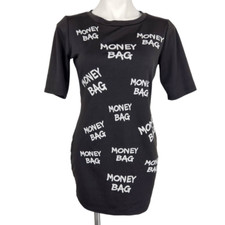 Boutique money bag black mini dress Size medium