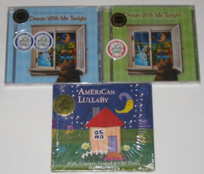 DREAM WITH ME TONIGHT Volumes 1 & 2 and AMERICAN LULLABY - 3 CD LOT - BRAND NEW