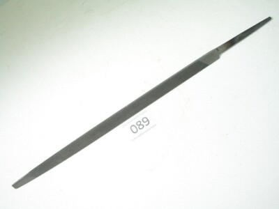 6'' Triangle File, Slim Black Diamond, Nicholson USA