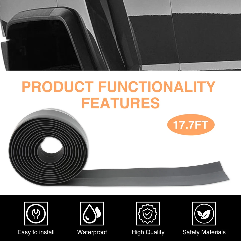 2 рулона 2-дюймовых расширителей крыльев сверхпрочные удлинители из ПВХ гибкие для Jeep Gladiator JT - Изображение 4 из 4