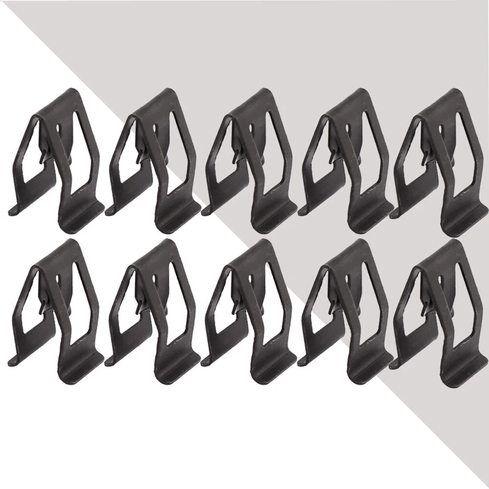 10pcs Car Interior Console Dash Dashboard Trim Metal Retainer Clips Accessories - Image 3 of 4