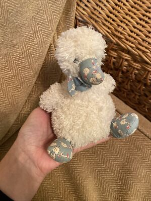JELLYCAT KLEINE WEISSE CREME BLAUE FÜSSE QUACKELIGE ENTE STOFFTIER IM RUHESTAND (a9)