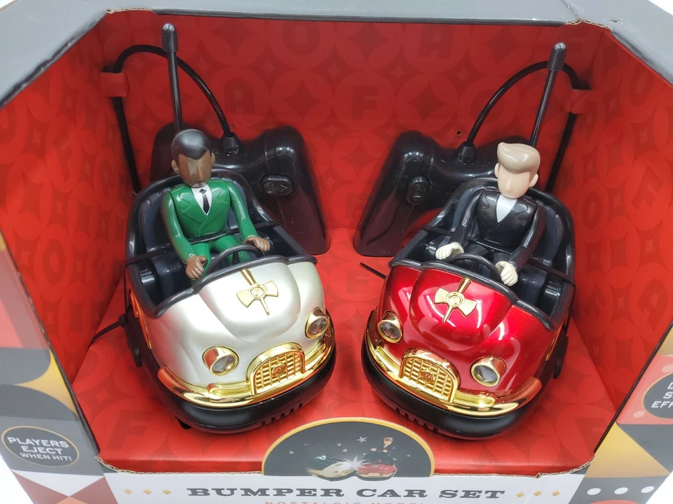 Retro Bumper Car Set FAO Schwarz RC Head-To-Head Nostalgic - Image 2 of 4