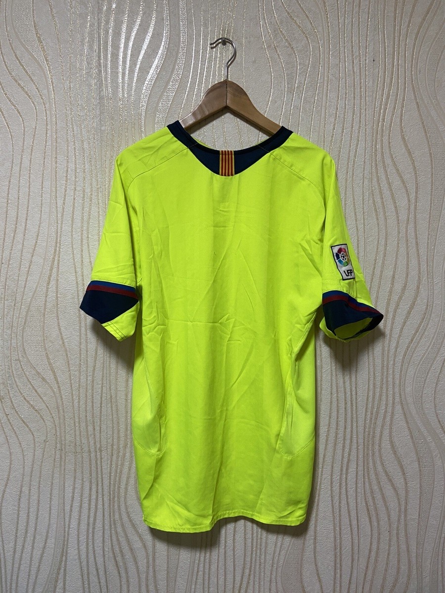 BARCELONA 2005 2006 AWAY FOOTBALL SHIRT SOCCER JERSEY NIKE