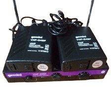 Gemini Vhf-2001hl-s48 Dual Wireless Microphone System