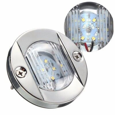 BOAT ANCHOR/STERN LIGHT STAINLESS STEEL W/REAL GLASS PERKO BEEHIVE LENS