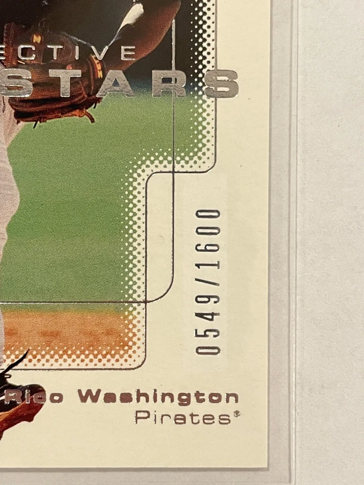 2000 Upper Deck Pros & Prospects Rico Washington Prospective Superstars /1600 - Image 2 of 3