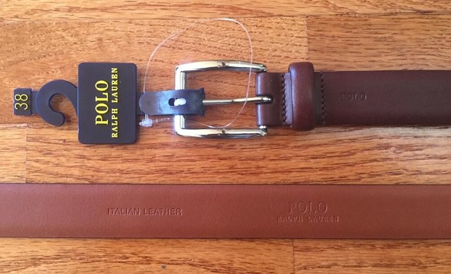 ralph lauren men's leather belt