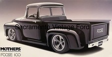 Chip Foose Design 1956 Ford F100 Pickup Truck Poster Hot Rod Custom Art