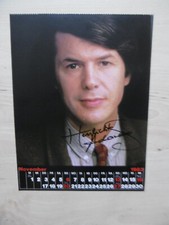 Salvatore Adamo autograph signed A4 magazine image calendar