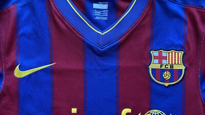 BARCELONA 2009 2010 HOME FOOTBALL SHIRT SOCCER JERSEY NIKE 343808