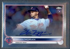 JOVANI MORAN 2022 Topps Chrome Twins Autographed Rookie Card