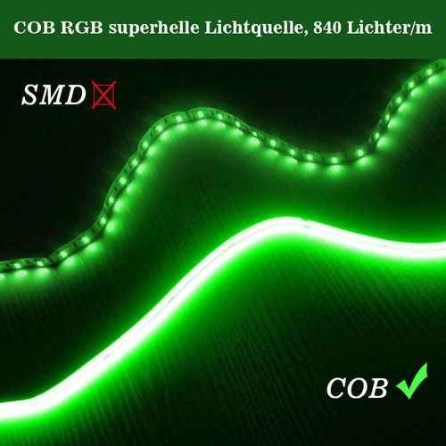 1-5m 5in1 RGBCCT COB LED Streifen Licht 840LED/M RGBW RGB CCT Flexible TV Lampe - Bild 9 von 17