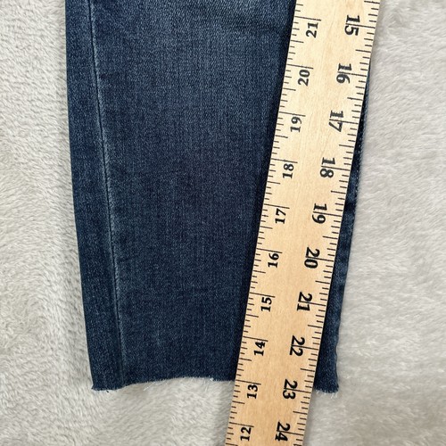 True Religion Halle High Rise Super Skinny Jeans Damen 28W Stretch Dark Wash - Bild 10 von 13