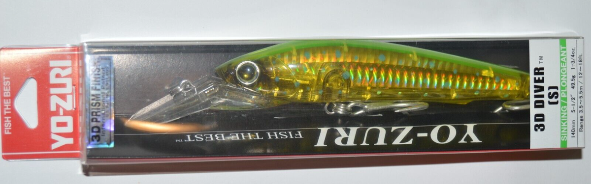 ヨーズリ  トリプルダイバー yo zuri 3d diver minnow sinking 5.5