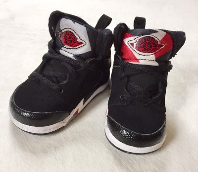 Baby 2009 Nike Air Jordan SIXTY 60 PLUS + TD Size 4C Black White Red Gray HTF