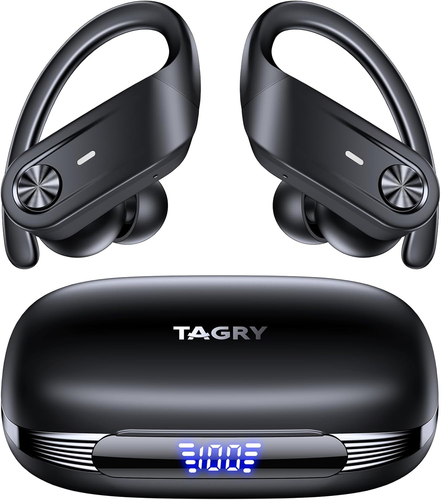 TAGRY Bluetooth Headphones Wireless Earbuds 80Hrs Playtime IPX7 Waterproof Digit - 第 10/12 張圖片
