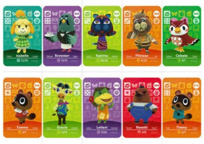 Copy Card (301-400) Animal Crossing New Horizons Amiibo Card NS Switch 3DS Card