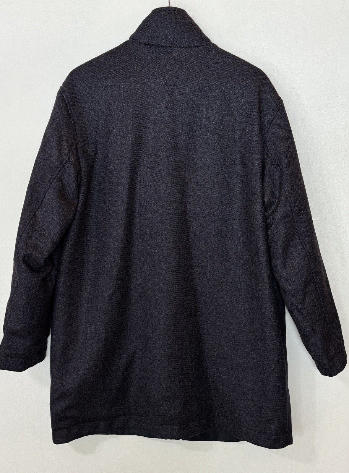 Emporio Armani Wool Blend Reversible Top Coat Size 48 #296 image 5