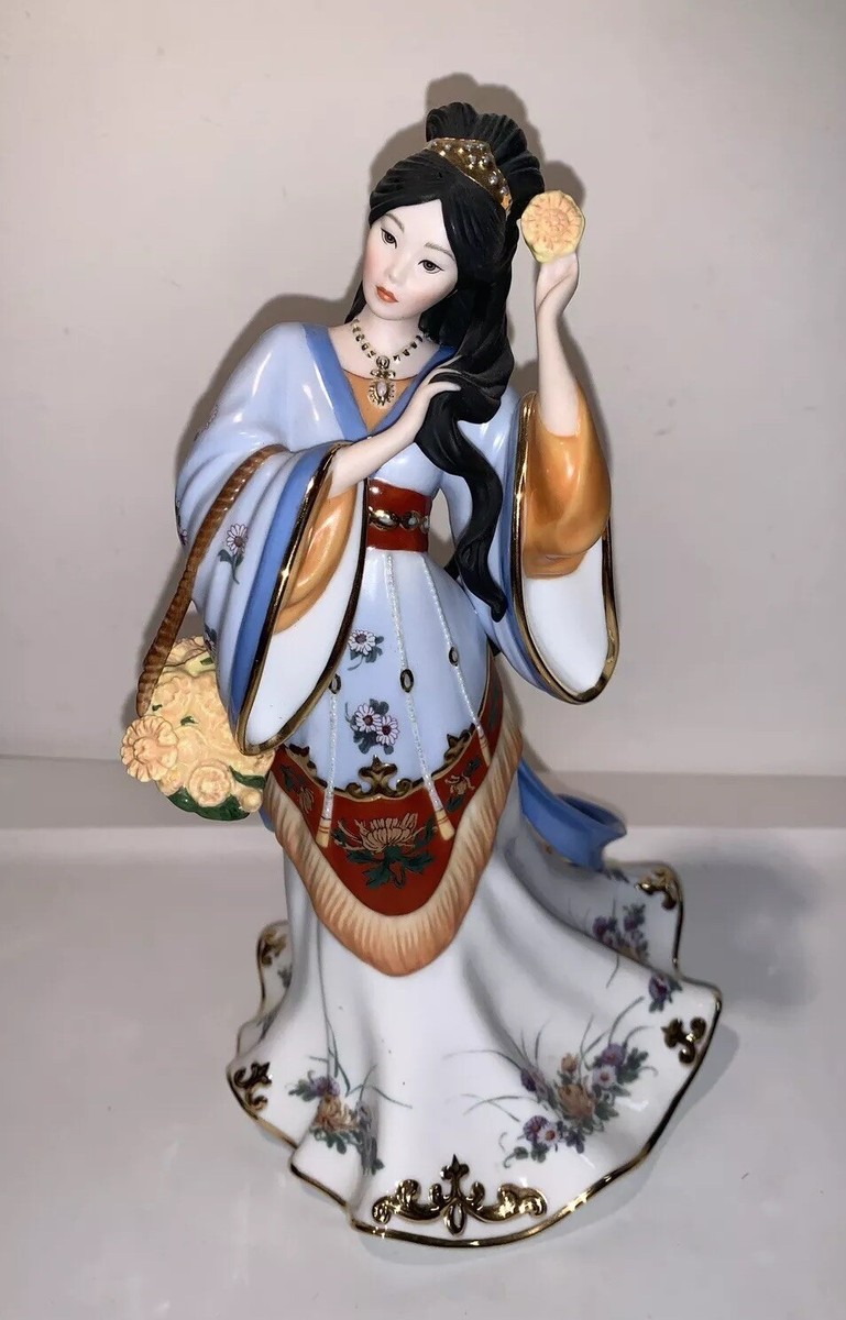 Danbury Mint The Chrysanthemum Princess By Lena Liu Figurine