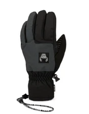 CRAB GRAB Unisex FIVE Gloves - Double Black - Large - NWT