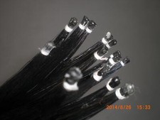 20 PCs Black Violin Bow Hair 32 Inches Long 6 Grams Each One Stallion Horse Hair