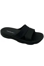 Ryka Ultimate Recovery Molded Slide Sandals Restore Slide Black