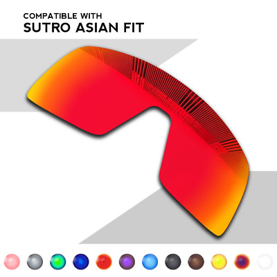 Wholesale POLARIZED Replacement Lenses for-Oakley Sutro AF (Asian Fit) Options