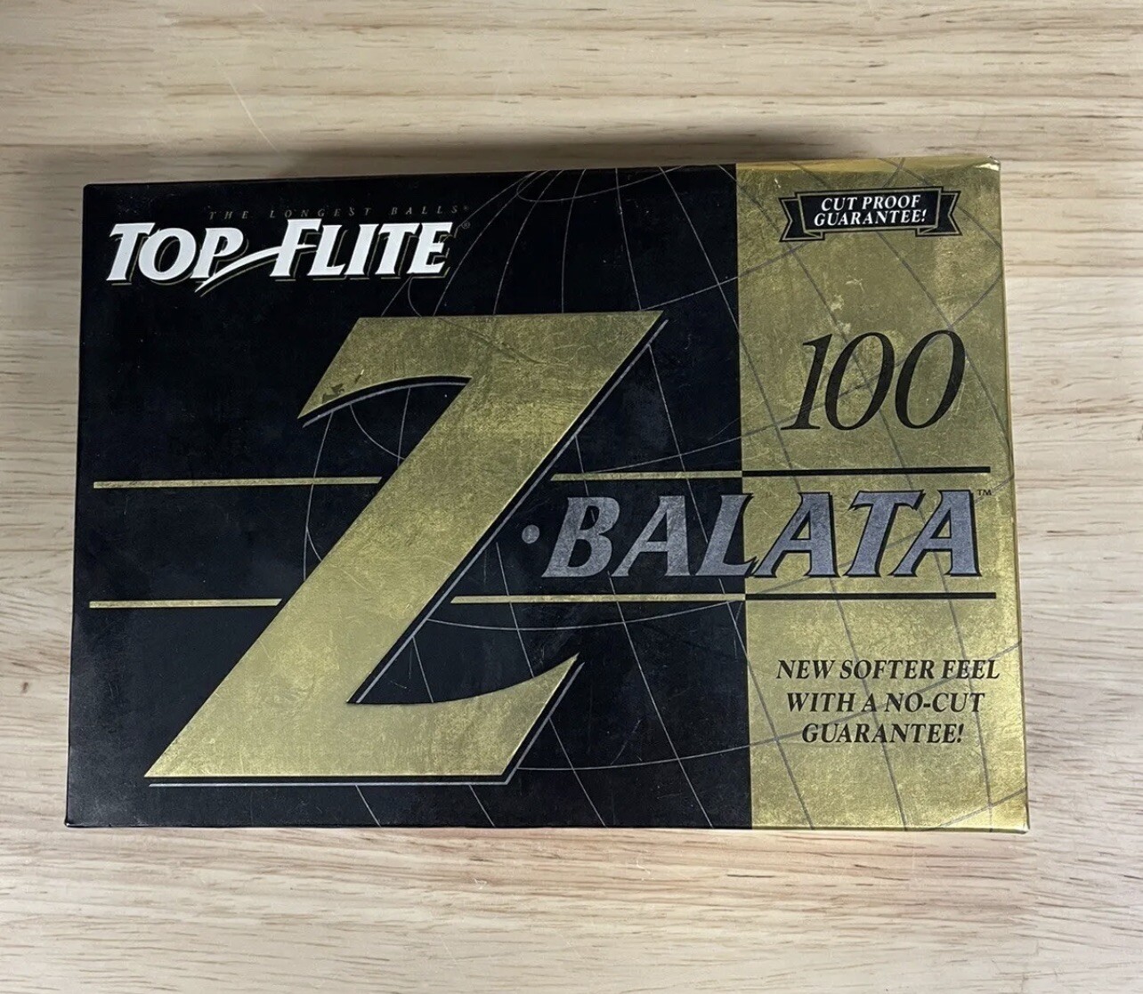 Vintage 1996 Top Flite Z Balata 100 Nocut 12 Golf Balls 4 Boxes of 3