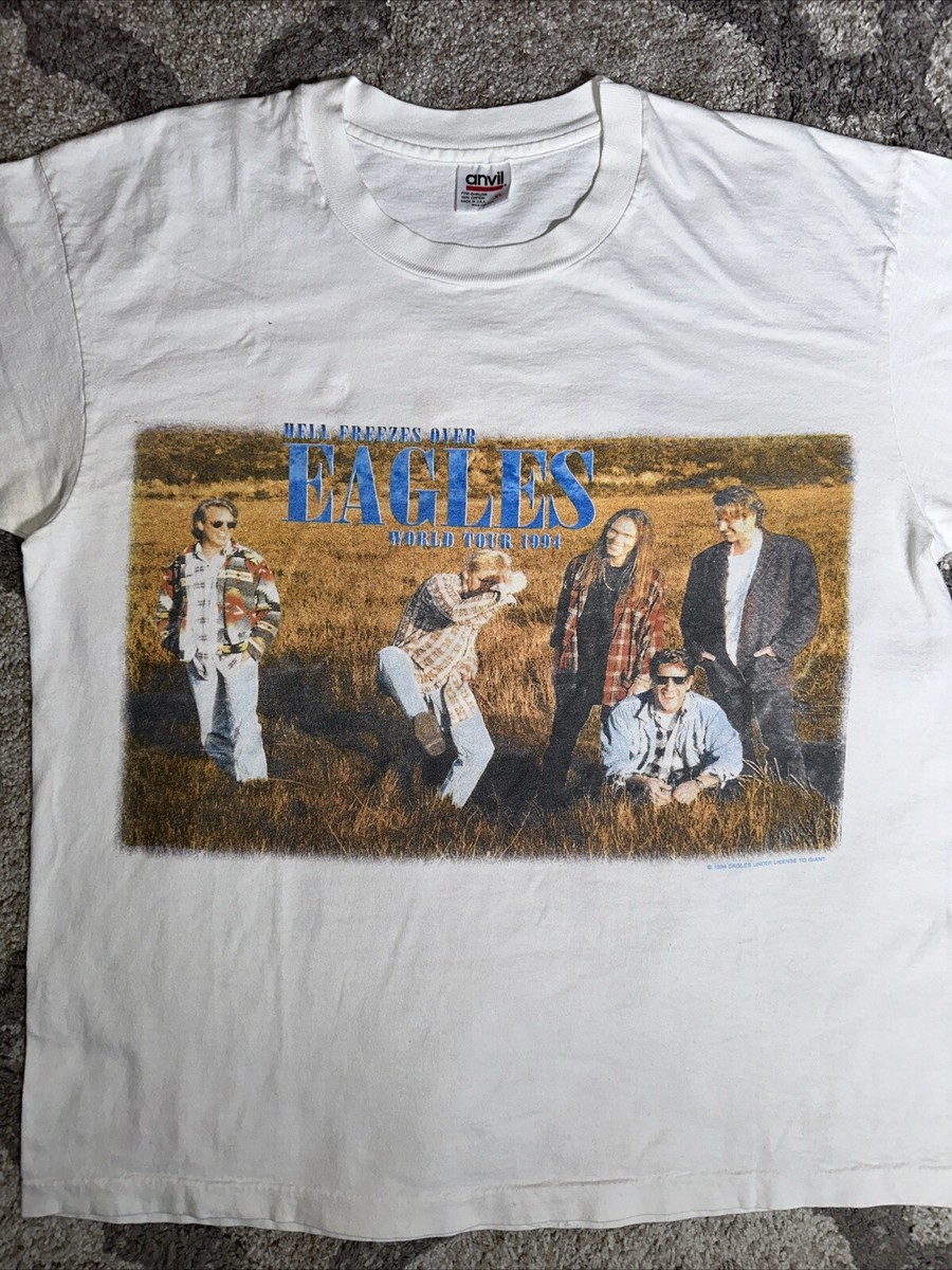 【希少】90s Eagles イーグルス/HellFreezeOver Tシャツ バンド band 90s EAGLES HELL FREEZES OVER イーグルス ヘル