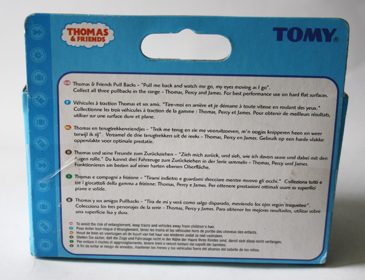 THOMAS & FRIENDS SODOR ENGINE PULL BACK 4579 GULLANE TOMY 2002 NEW