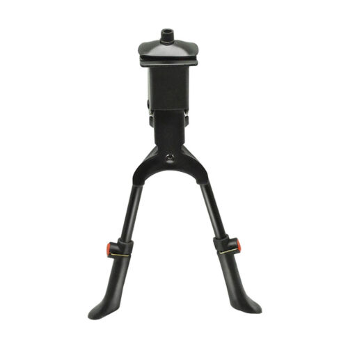2 Legs Stand Center Mount Double Leg Parking Rack Bike Kickstand Adjust Height - Picture 5 of 7