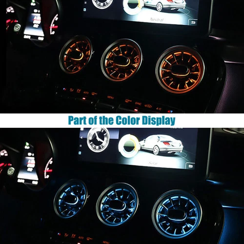 64 Colors LED Ambient Light for Mercedes Benz W205 GLC X253 2015-2018 Air Vent - Picture 6 of 10