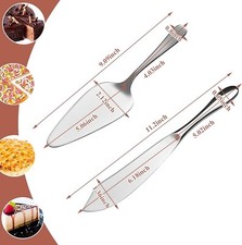 Cake Cutting Set for Wedding, Cake Knife and Server Set Classic Design Christmas