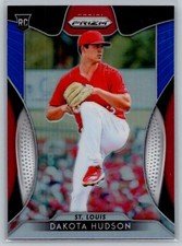2019 Panini Prizm Red White Blue Prizm #53 Dakota Hudson RC St. Louis Cardinals