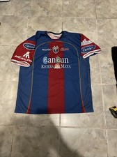 Atlante FC Mexico Liga MX Red Blue Soccer Jersey Mens XL Riviera Maya Mexicana