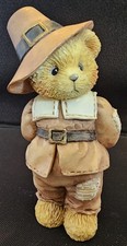 Cherished Teddies 1994 Jedediah Giving Thanks For Friends 617091 Vintage
