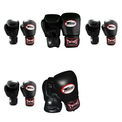 Twins Boxing Gloves Genuine Leather 8-16oz White From Japan