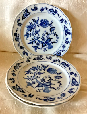 Blue Danube Bread And Butter Plates 3 Available 6.75 