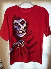 Vintage Y2K Misfits Red Band Tee Danzig Rip 138 Metal Horror Punk AOP