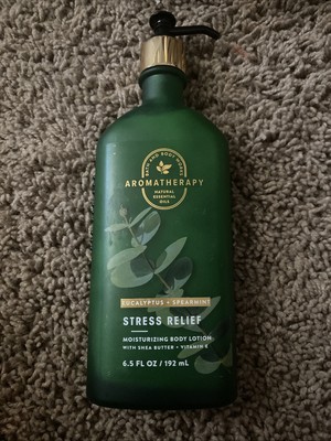 BATH & BODY WORKS AROMATHERAPY STRESS RELIEF EUCALYPTUS SPEARMINT LOTION 6.5 Oz