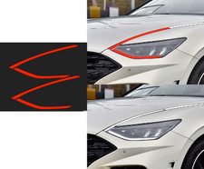 For Hyundai Sonata 21 Red Daytime Running Light Drl Led Discoloration Sticker
